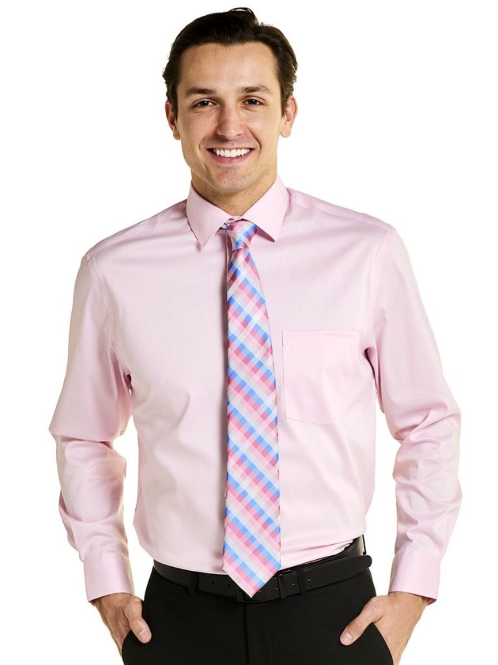 Mens Van Heusen(R) Ultra Regular Fit Wrinkle Free Dress Shirt NWT